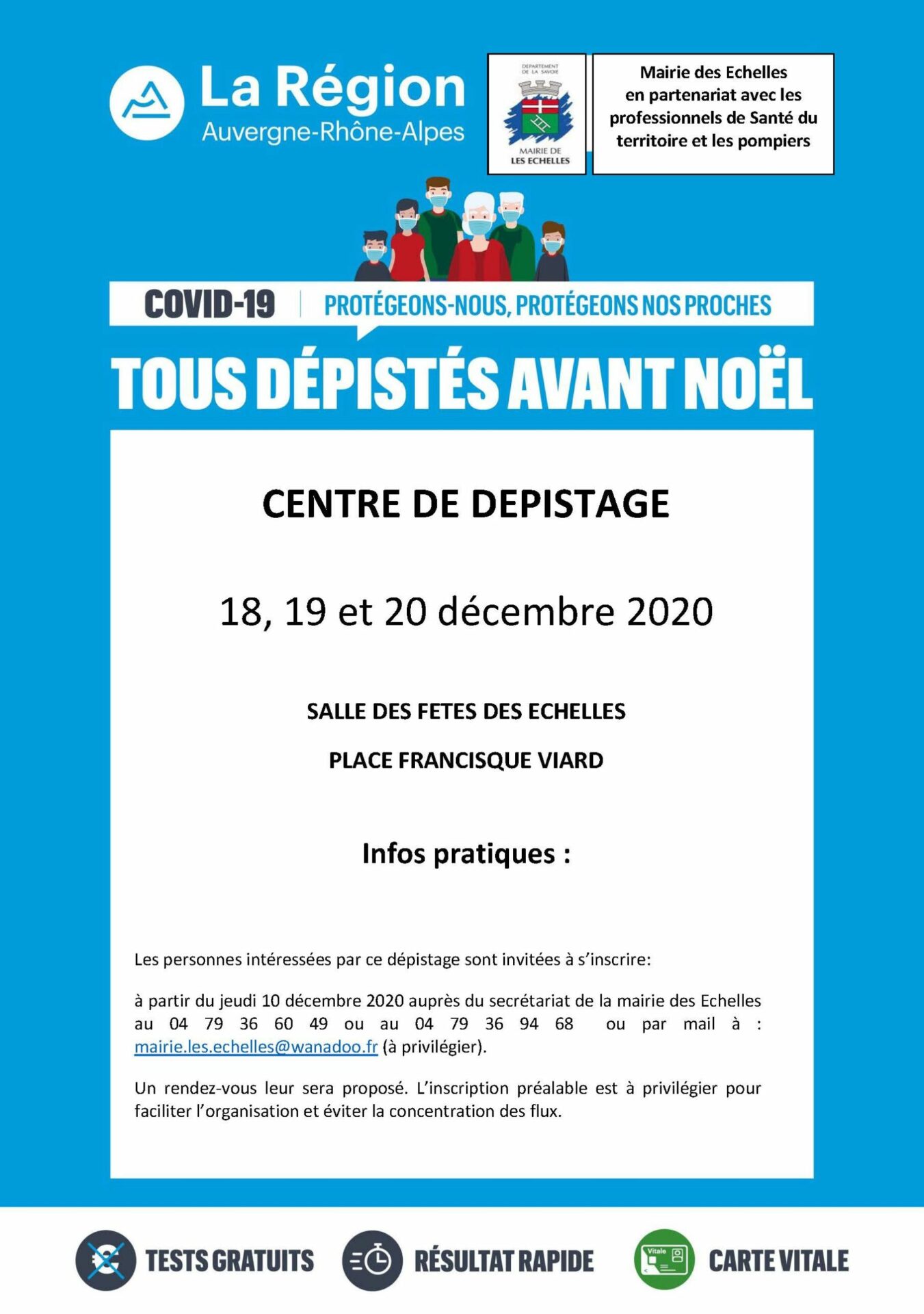 Dépistage Covid 19