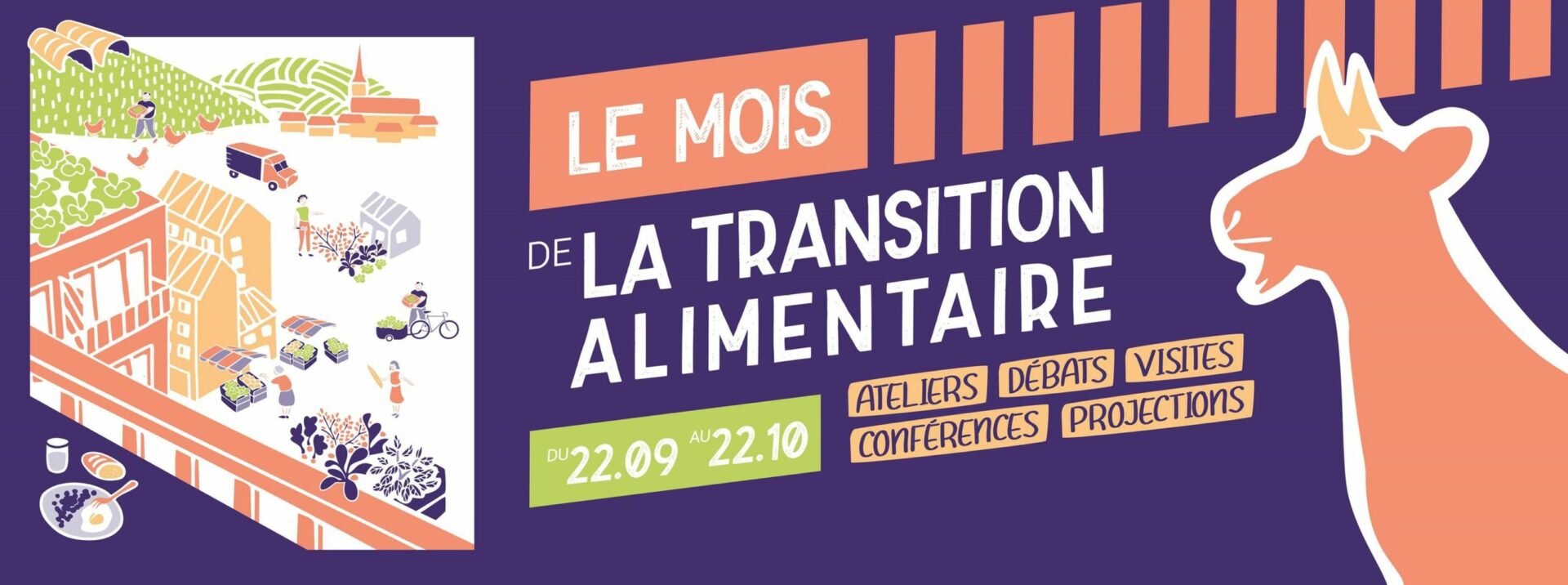 Le mois de la “transition alimentaire” du 22 septembre au 22 octobre 2021