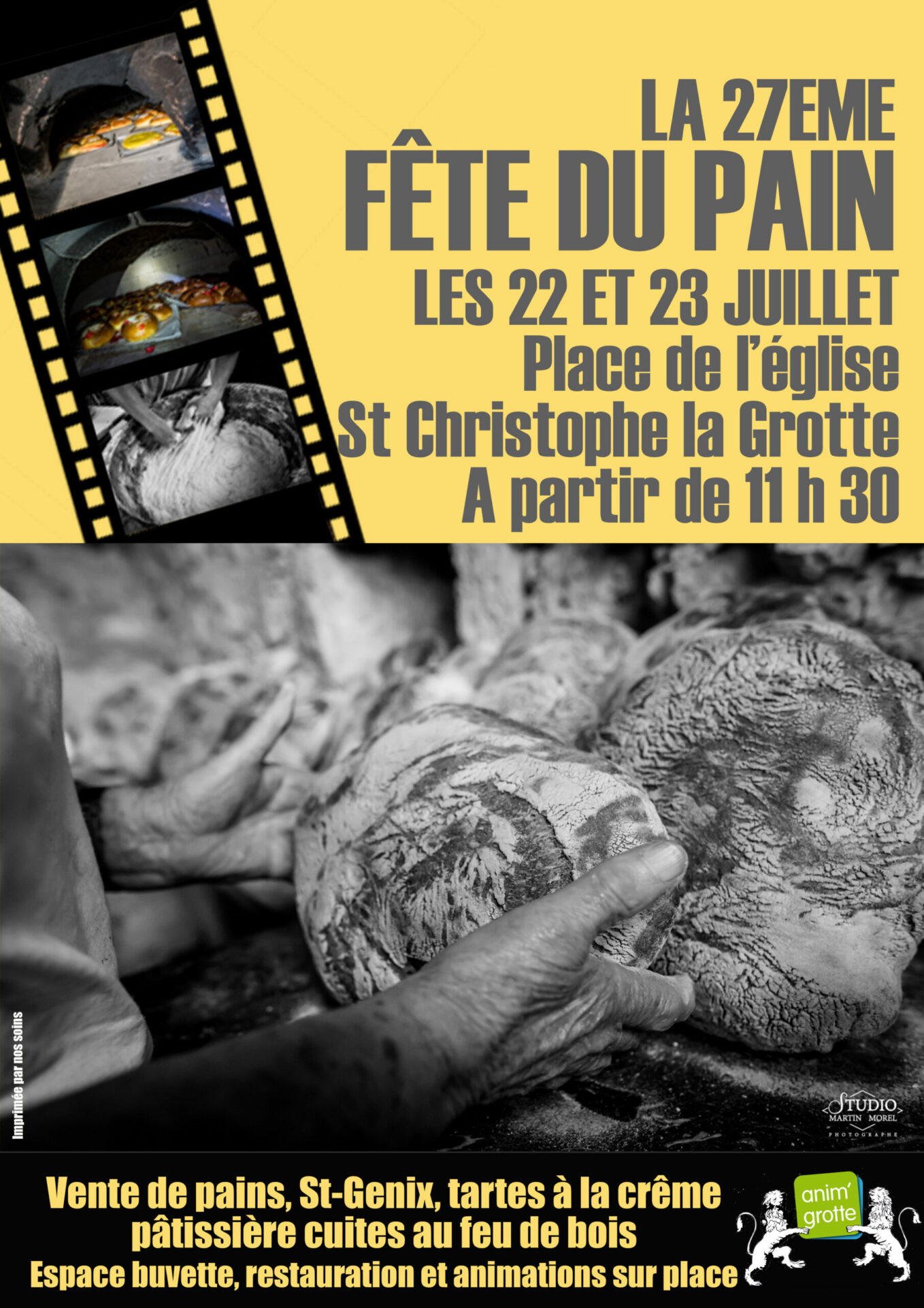 27ème Fête du pain – Saint-Christophe-la-Grotte