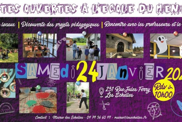 portes ouvertes école du menuet les echelles