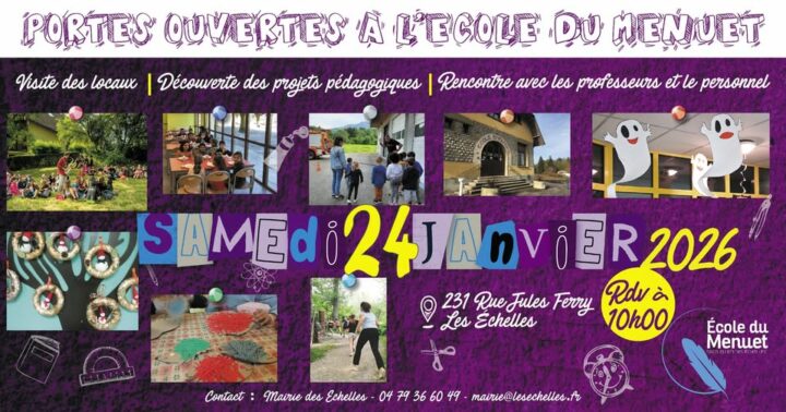 portes ouvertes école du menuet les echelles