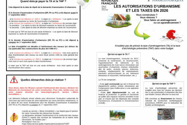 TAxe aménagement 2026