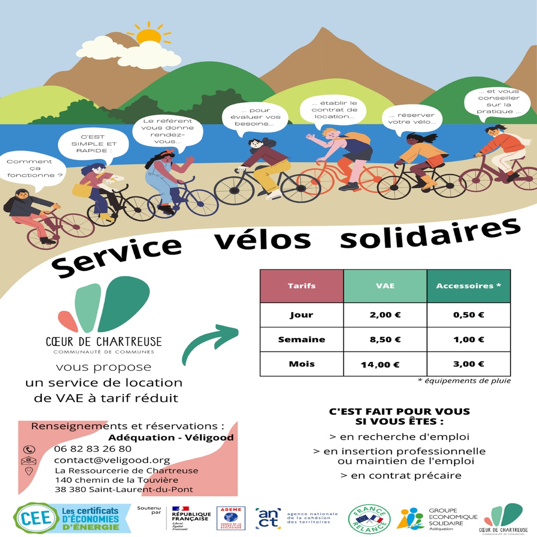 🚲 Un service de location de vélos électriques à tarif solidaire
