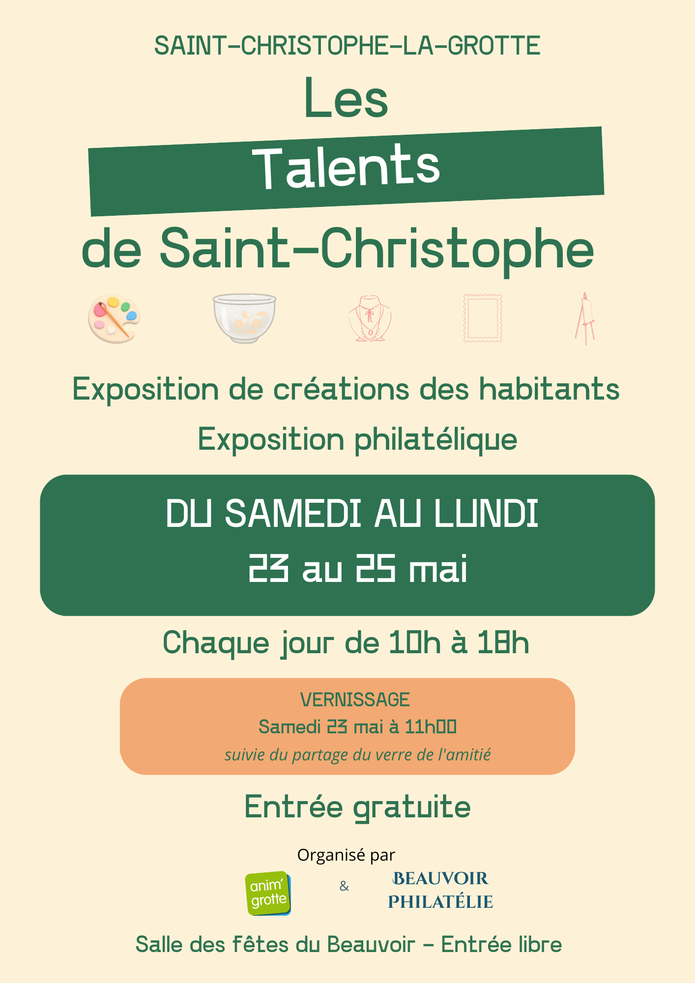 🎨 Les Talents de Saint‑Christophe‑la‑Grotte