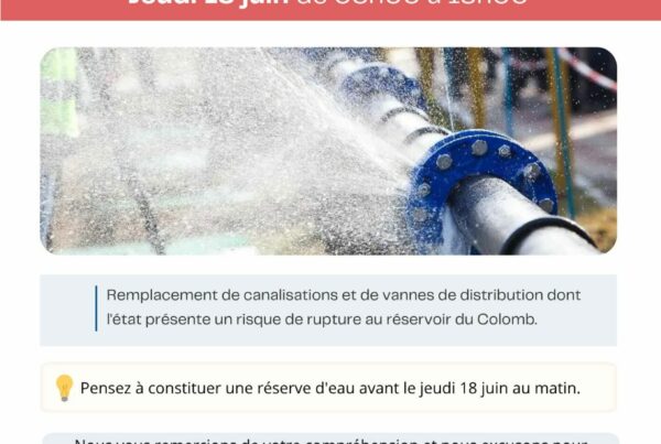 travaux sur les réseaux d'eau